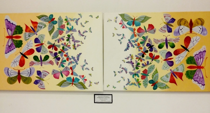 SERIE DE LAS MARIPOSAS Y FLORES